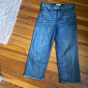 Madewell Wide-Leg Crop Jeans
